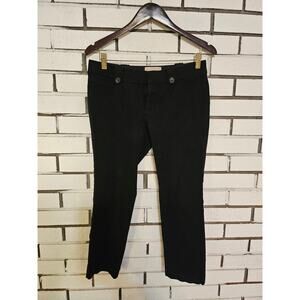 Banana Republic Black Womens Dress Pants Capris Size 6